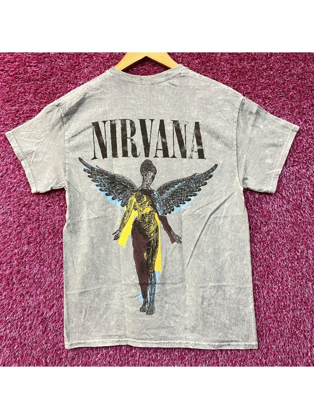 Nirvana In Utero Painted Stroke tshirt Medium